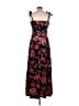 Francesca's Floral Black Casual Dress Size L - photo 2