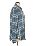 Lucky Brand Plaid Blue Long Sleeve Button-Down Shirt Size L - photo 4