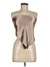 Lioness 100% Polyester Silver Tan Tube Top Size M - photo 1