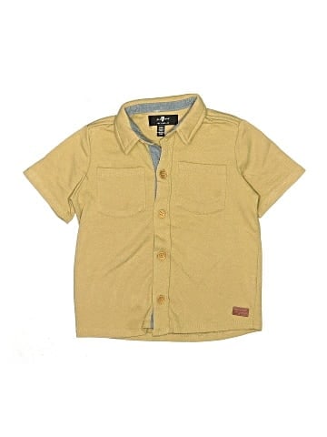 7 For All Mankind Short Sleeve Button-Down Shirt (view 1)