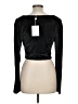 WAYF Black Long Sleeve Top Size L - photo 2