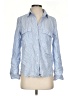 Babaton Stripes Blue Long Sleeve Button-Down Shirt Size XS - photo 1