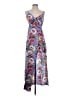L Space 100% Rayon Paisley Blue Casual Dress Size S - photo 1