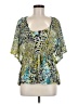 Nicola Green Short Sleeve Blouse Size M - photo 1