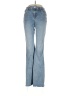 Express Hearts Blue Jeans Size 6 - photo 1