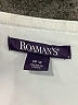 Roaman's 100% Polyester Ivory Short Sleeve Blouse Size 18W - photo 7