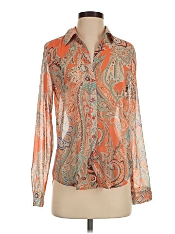 L'Agence Long Sleeve Blouse (view 1)
