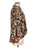 Chenault Floral Black Long Sleeve Blouse Size L - photo 4