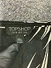 Topshop 100% Polyester Black Short Sleeve Blouse Size 2 - photo 7