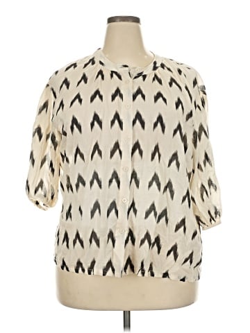 Philosophy Republic Clothing 3/4 Sleeve Blouse (view 1)
