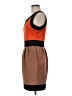 BCBGMAXAZRIA Color Block Brown Cocktail Dress Size M - photo 5