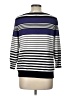Joseph A. Stripes Blue Pullover Sweater Size L - photo 2