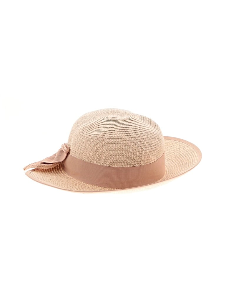 Pre-owned Lc Lauren Conrad Sun Hat In Tan