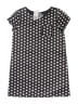 Forever 21 100% Polyester Black Short Sleeve Top Size 9 - 10 - photo 1