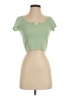 colsie Green Short Sleeve Top Size XS - photo 1