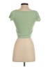 colsie Green Short Sleeve Top Size XS - photo 2