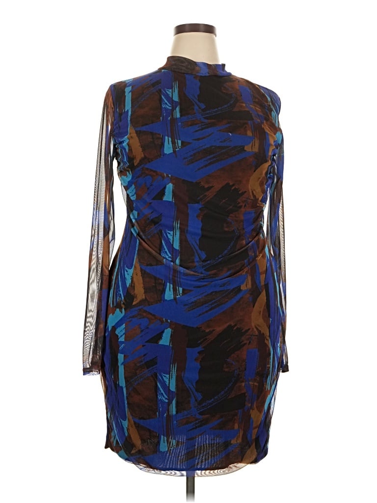 Prettylittlething Cocktail Dress In Blue
