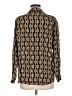 Massimo Dutti Print Gold Long Sleeve Button-Down Shirt Size 6 - photo 2