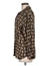 Massimo Dutti Print Gold Long Sleeve Button-Down Shirt Size 6 - photo 5