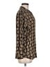 Massimo Dutti Print Gold Long Sleeve Button-Down Shirt Size 6 - photo 4
