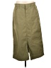 J.Crew 100% Cotton Tan Green Casual Skirt Size 31 waist - photo 1