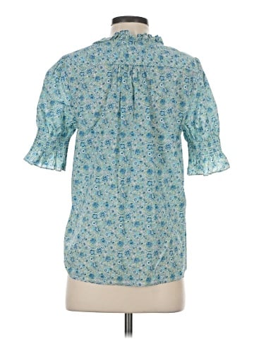 Liberty Art Fabrics for J.Crew Short Sleeve Blouse (view 2)