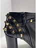Balenciaga Black Leather Studded Ankle Boots Size EU 37 - photo 8