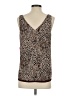 Lilly Pulitzer 100% Polyester Brown Sleeveless Blouse Size S - photo 2