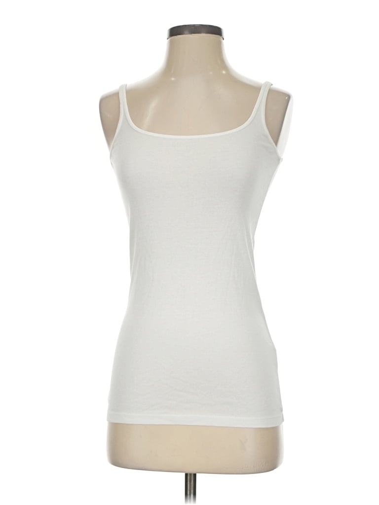 Pre-owned Jcrew Tank Top Ivory Strapless Neckline Tops