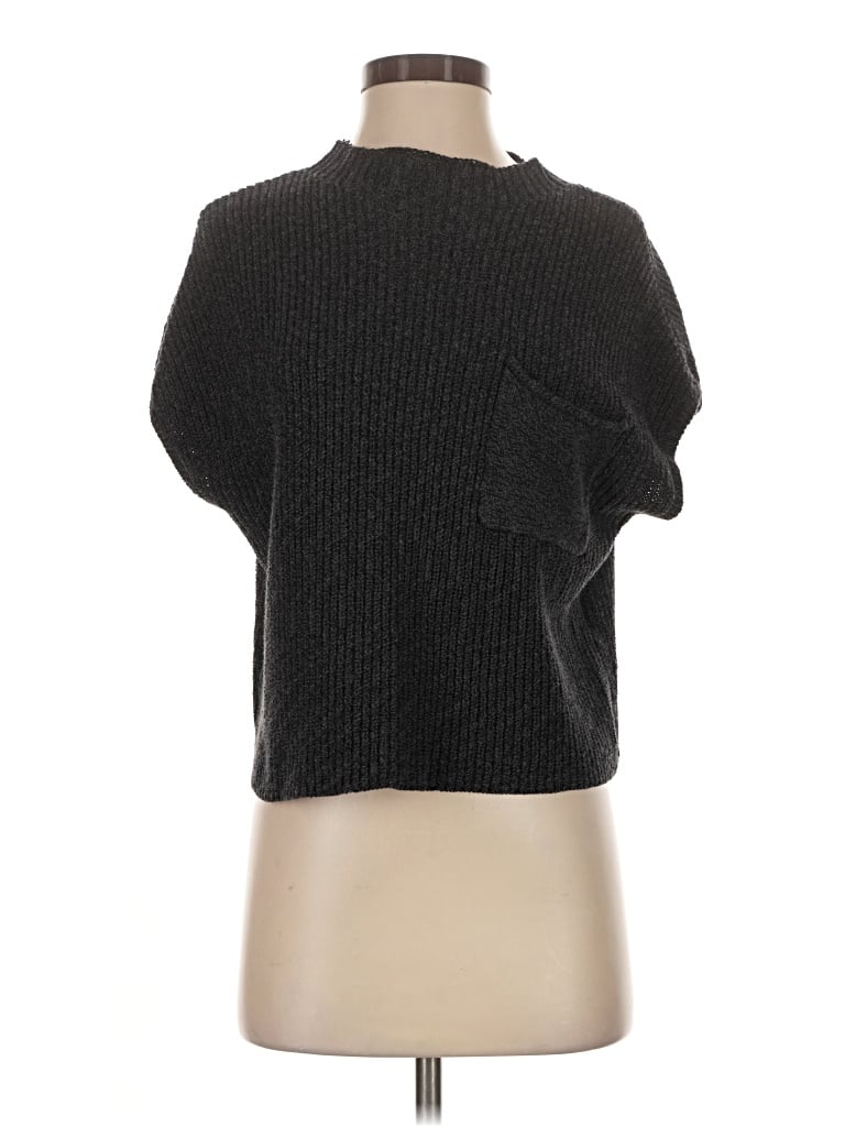 Pre-owned Fp Beach Cardigan Sweater In Black
