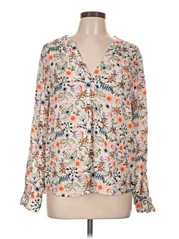 DKNY Jeans 3/4 Sleeve Blouse (view 1)