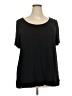 Style&Co Black Short Sleeve Top Size XXL - photo 1