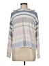 Splendid Stripes Gray Pullover Sweater Size M - photo 1