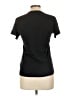 Three Dots 100% Cotton Solid Black Short Sleeve T-Shirt Size L - photo 2