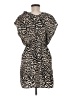 Love Notes 100% Polyester Animal Print Brown Casual Dress Size M - photo 2