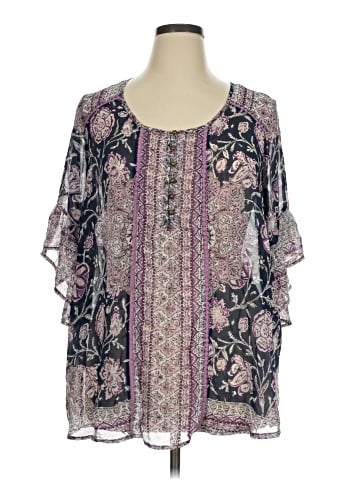 Style&Co 3/4 Sleeve Blouse (view 1)