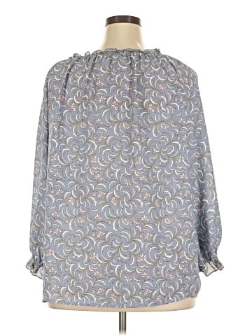 Max Studio 3/4 Sleeve Blouse (view 2)