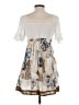 Free People Checkered-gingham Floral White Ivory Cocktail Dress Size S - photo 2