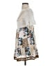 Free People Checkered-gingham Floral White Ivory Cocktail Dress Size S - photo 5