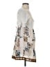 Free People Checkered-gingham Floral White Ivory Cocktail Dress Size S - photo 4