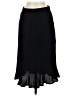 Pleione 100% Polyester Solid Black Formal Skirt Size S - photo 1