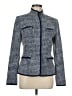 T Tahari Tweed Blue Jacket Size 8 - photo 1