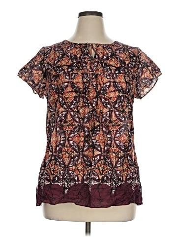Liz & Co. Short Sleeve Blouse (view 1)