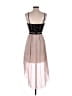 City Triangles 100% Polyester Tan Cocktail Dress Size 3 - photo 2