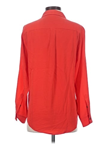 TWO by Vince Camuto Long Sleeve Silk Top (view 2)