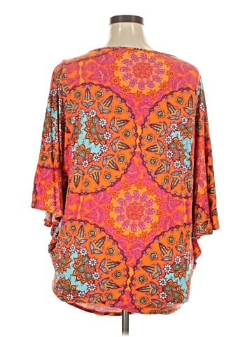 a.n.a. A New Approach 3/4 Sleeve Blouse (view 2)