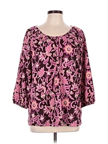 Croft & Barrow 3/4 Sleeve Blouse (view 1)