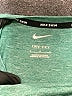 Nike 100% Polyester Green Rash Guard Size L - photo 3