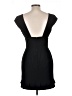 Bebe Solid Black Cocktail Dress Size 10 - photo 2