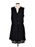 Gap Solid Black Casual Dress Size L - photo 1